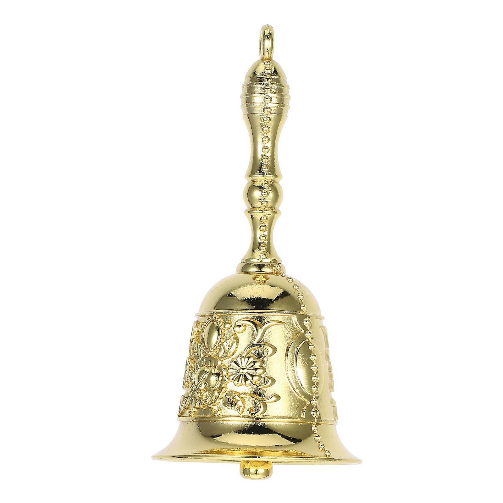 Retro Hand Cranked Decorative Service Bell for Office, Classroom, and Restaurant Use for Attention and Call Management