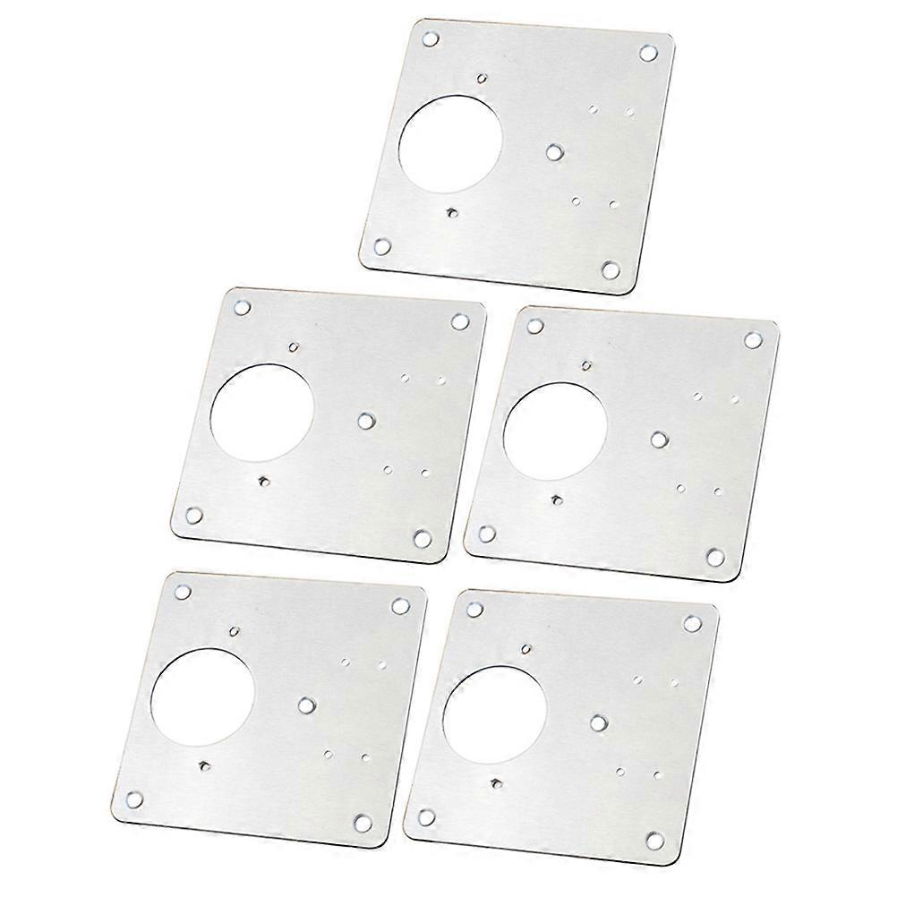 Cabinet Hinge Repair Plate Kit Hinge Repair Plates Square DIY Enthusiasts 9X9X0.1CM Anti-Rust and Durable 5Set