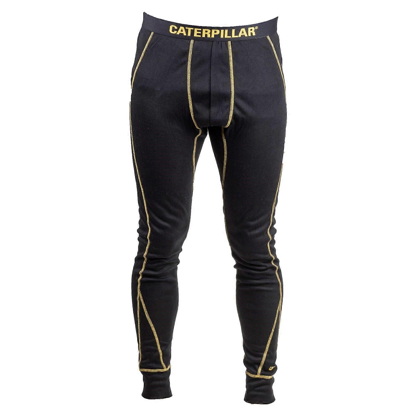 Caterpillar Thermo Polyester Men's Black Base Layer Pants