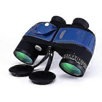 10X50 Marine Military Binoculars for Adults, Waterproof Binoculars with Rangefinder Compass BAK4 Pri