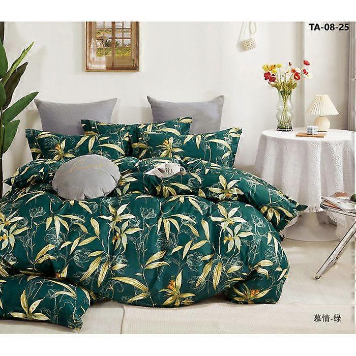 UNIVERS DECOR « Housse de couette imprimée double face en percale de coton peigné 80 fils/cm² pour l