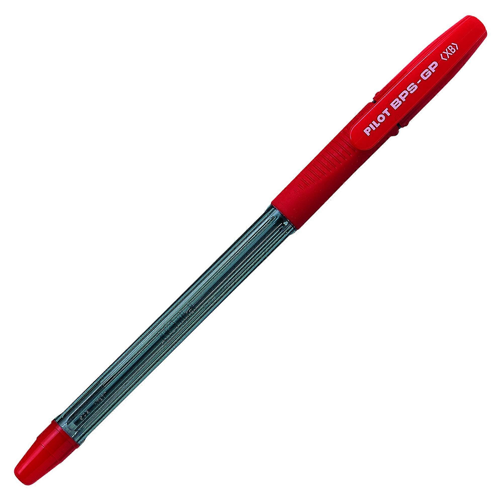 BPS-GP-XB-R Gel Pen Red 0.7mm Fine Point, Quick-Drying Ink, Ergonomic Design, Perfect for Home and Office Use