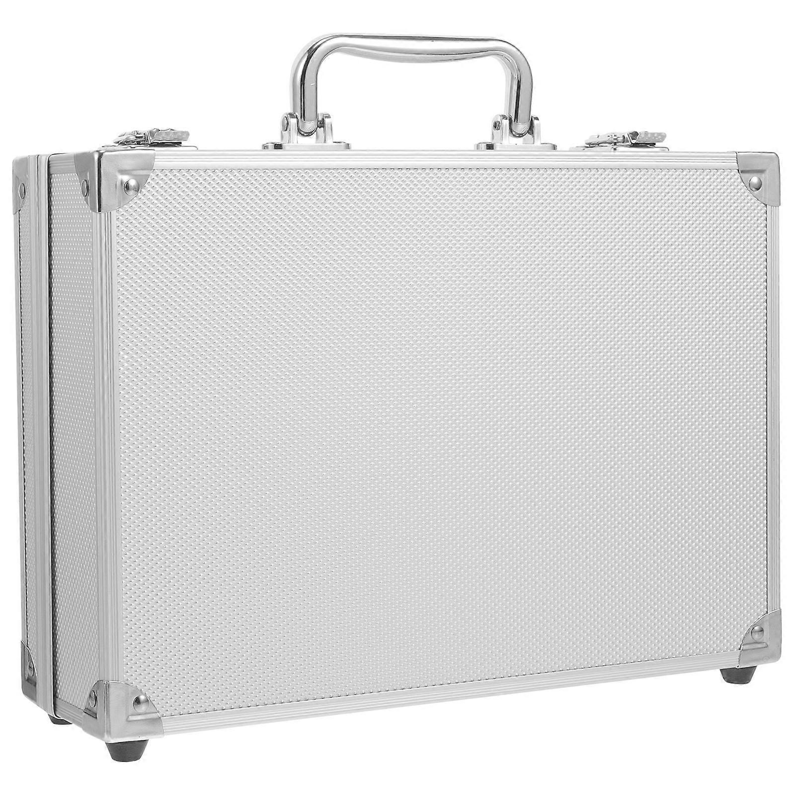 Toolbox Portable Aluminum Alloy Storage Case with Sponge Lining