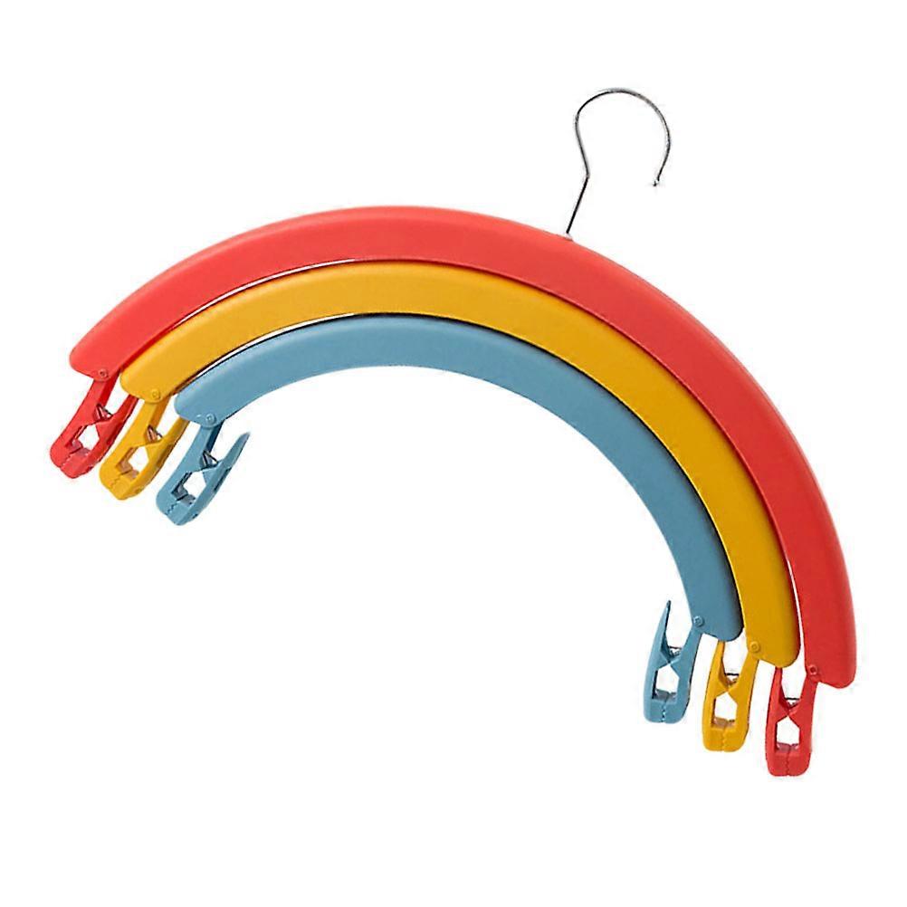 Multi-Layer Clothes Hanger ABS Steel Wire Drying Rack For Laundry 41x24cm Multi-Purpose 1Pack