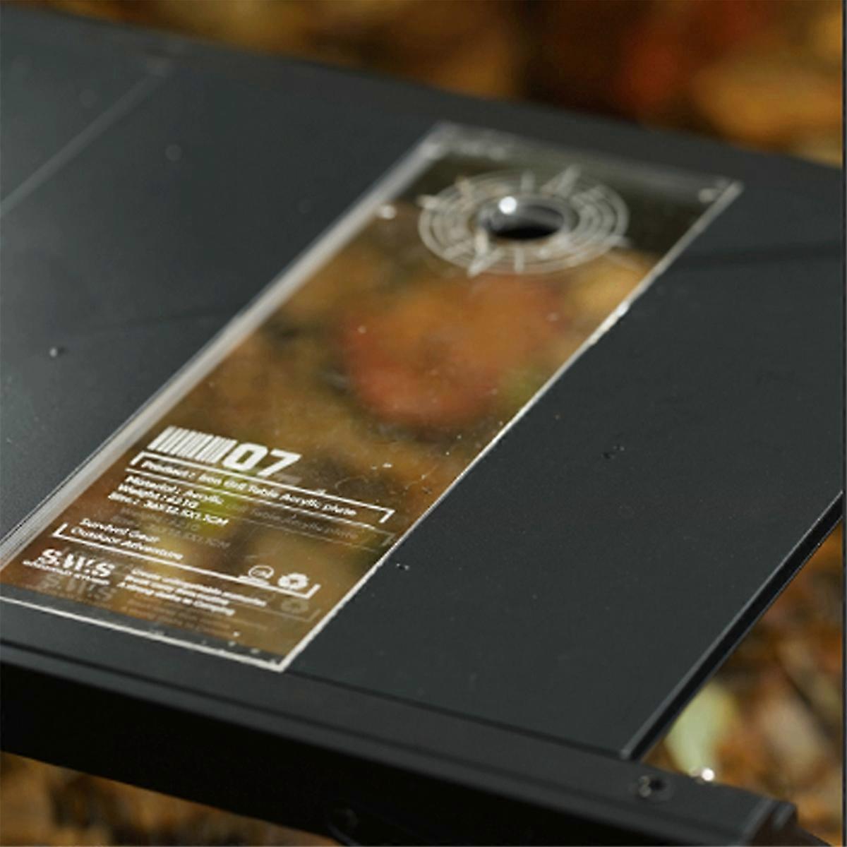 0.5 Unit Clear Acrylic Table Board for Light Camping Table Board Outdoor Table Board for Camping Tab