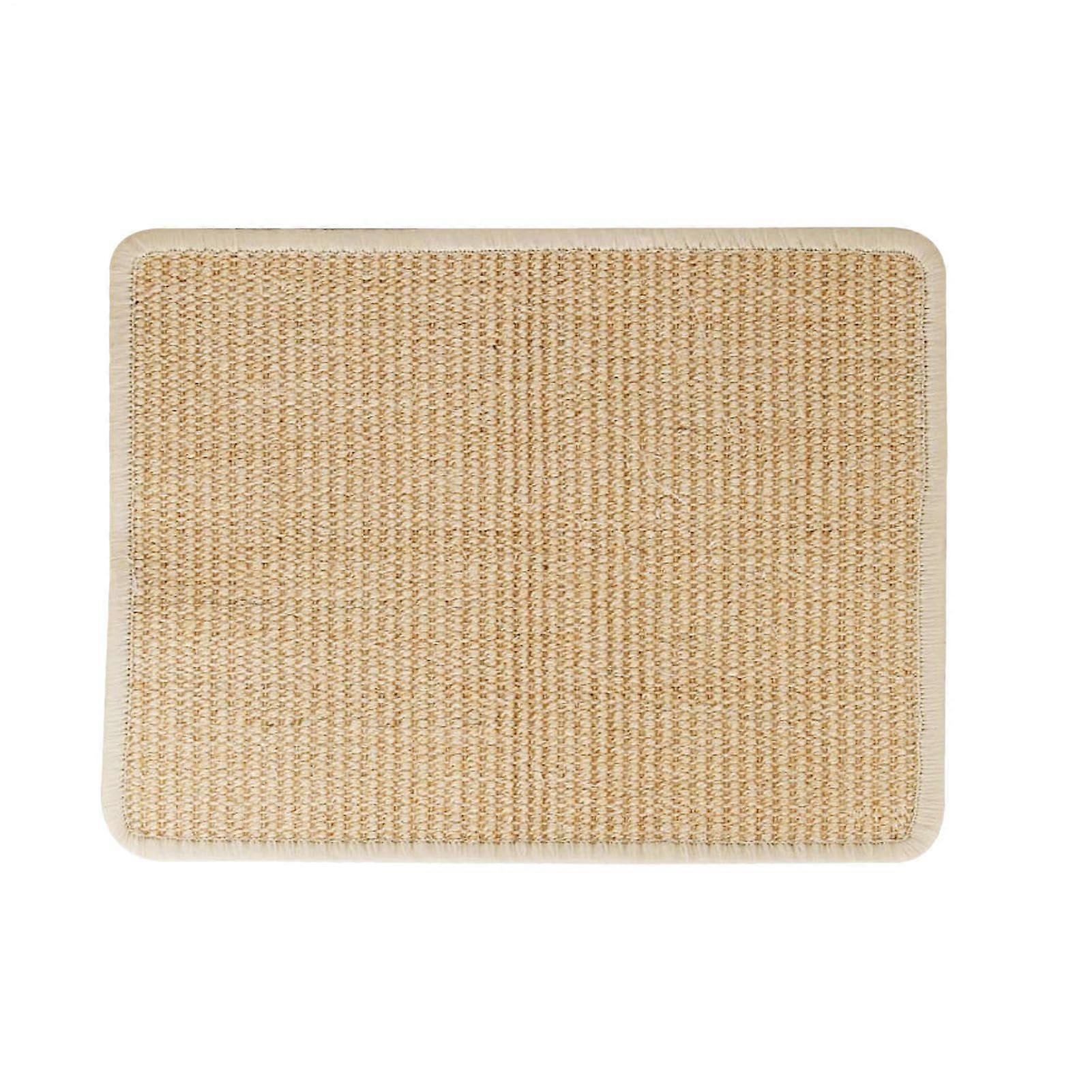 Rabbit Scratching Mat, Natural Sisal Pad for Cats and Rabbits, Durable Carpet Protector, 30x20 Inches