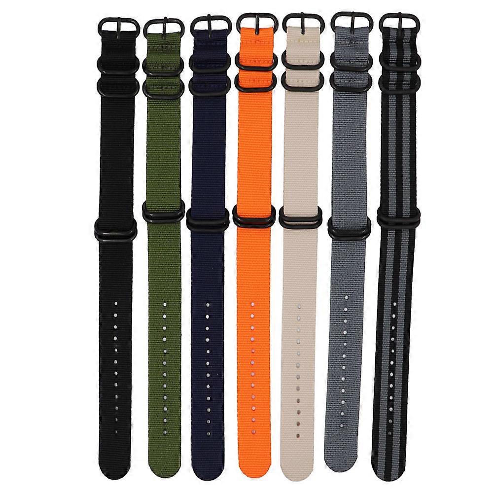 Naylon Bileklik Rahat Giyen Ayarlanabilir Watchstrap Erkek Kadın 26 * 2.4 cm 1 Takım
