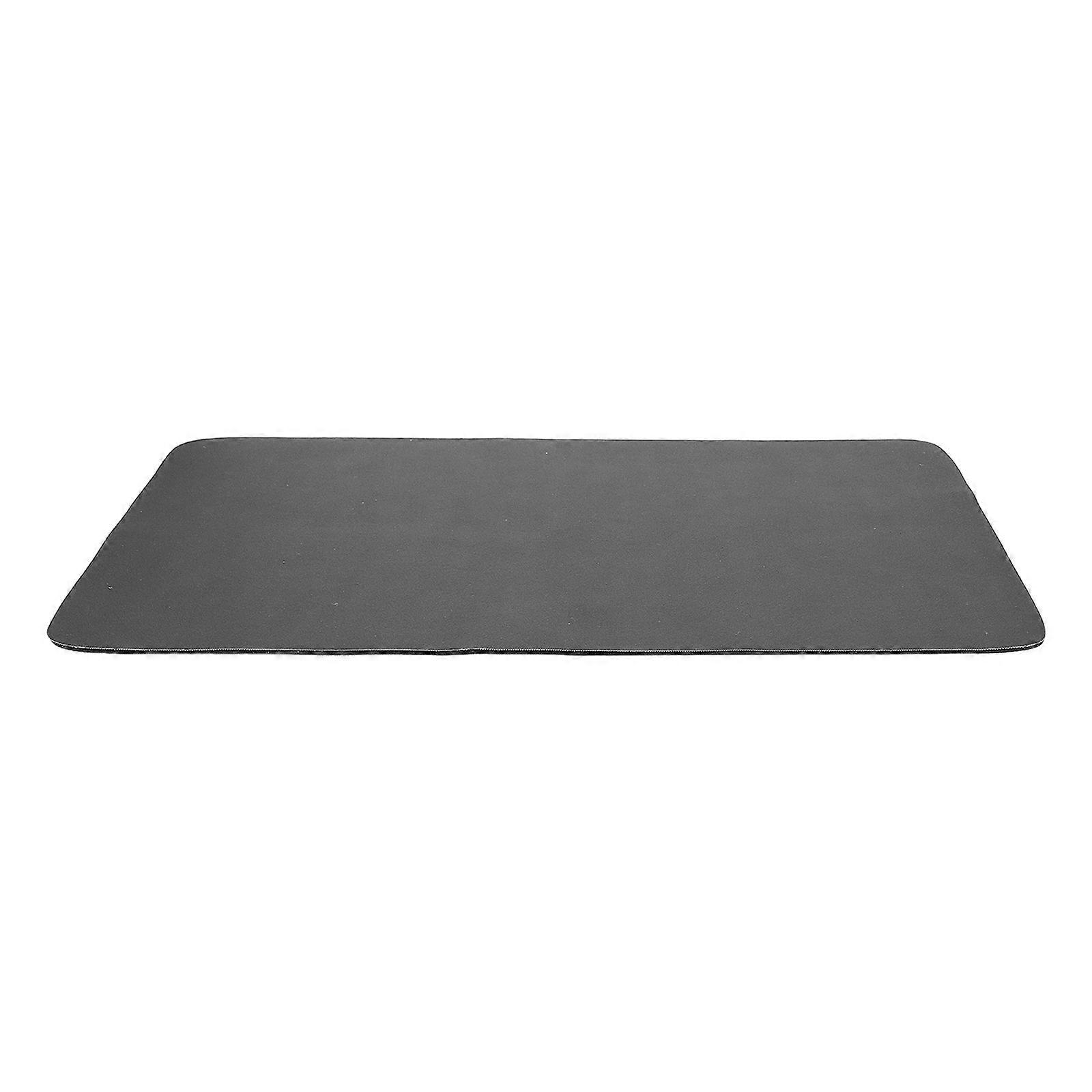 Espresso Machine Mat with High Absorbency and Heat Resistance for Home Use Dark Grey Cloth Cotton Rubber 7x24 inches