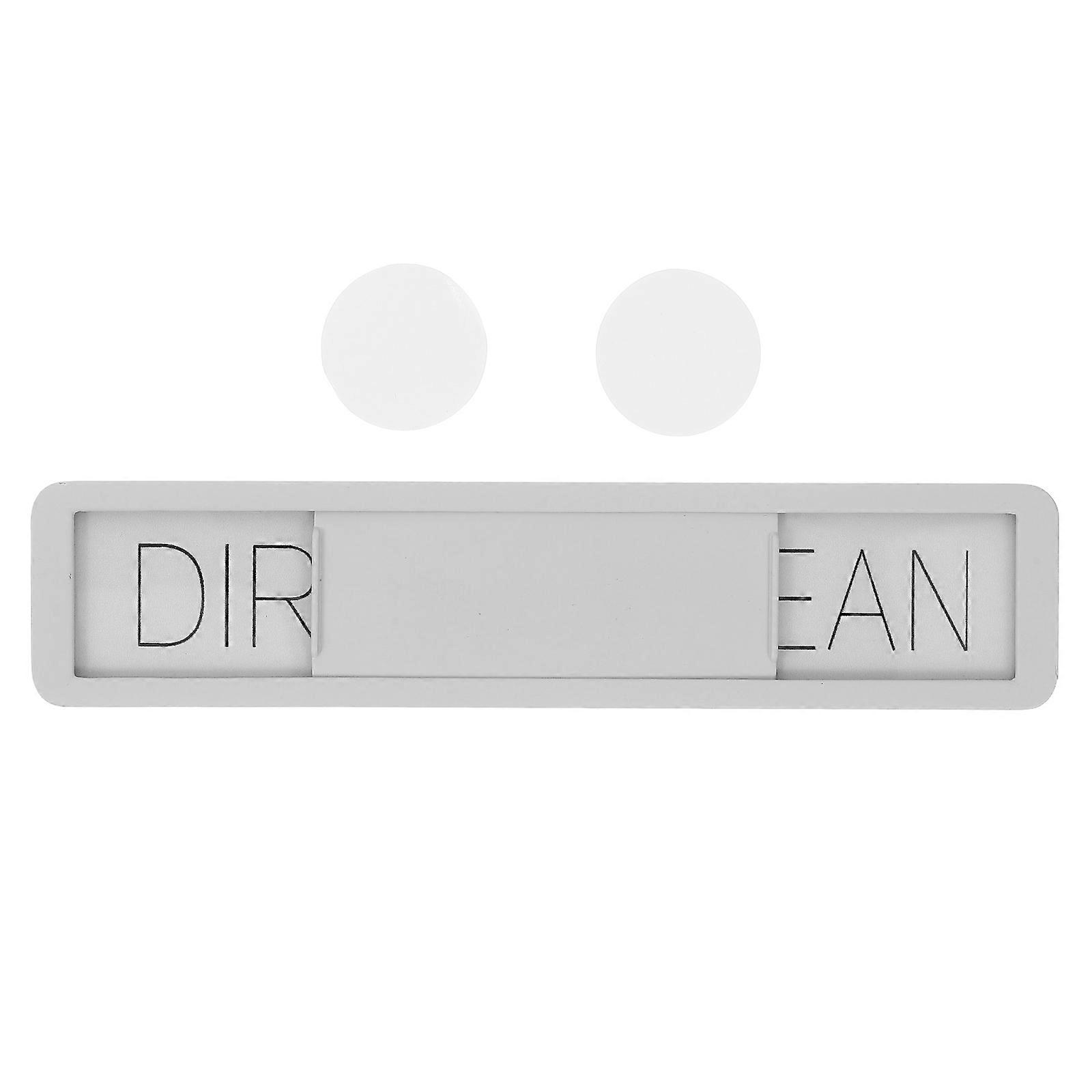 مغناطيس نظيف متسخ لغسالات الصحون ، علامة مؤشر المطبخ المصنوعة من سبائك الزنك ، علامة مغناطيس الثلاجة لحالة الجهاز ، سهل الاستخدام للمنزل والمكتب