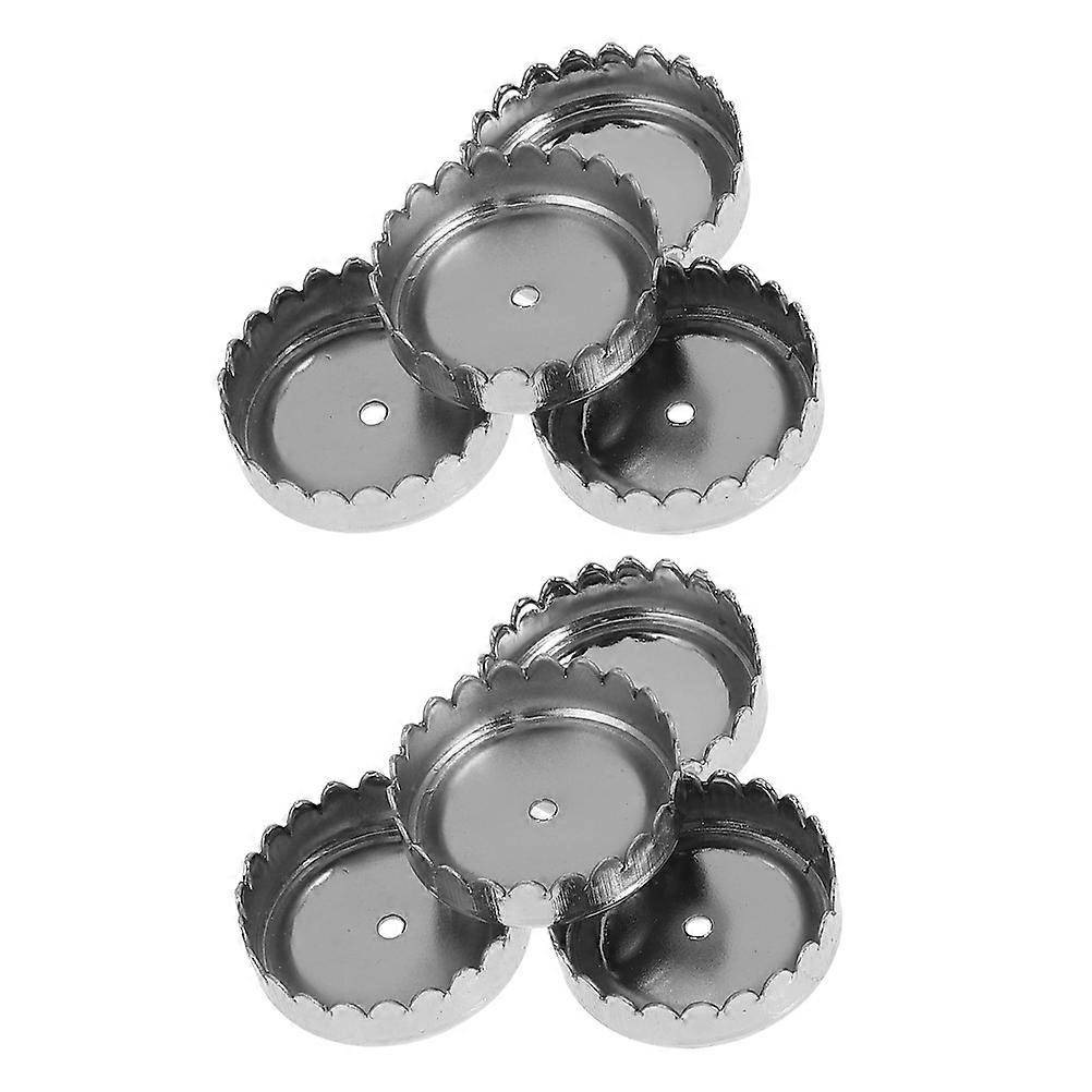 MLINS 8pcs Soap Holder Stainless Steel Shower Soap Holders for Bath Toiletries Steamers Caps