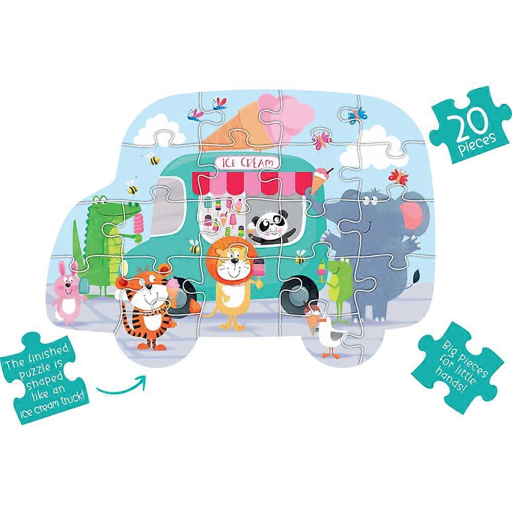 Learning Can Be Fun Ice Cream Party Truck Shaped Puzzle