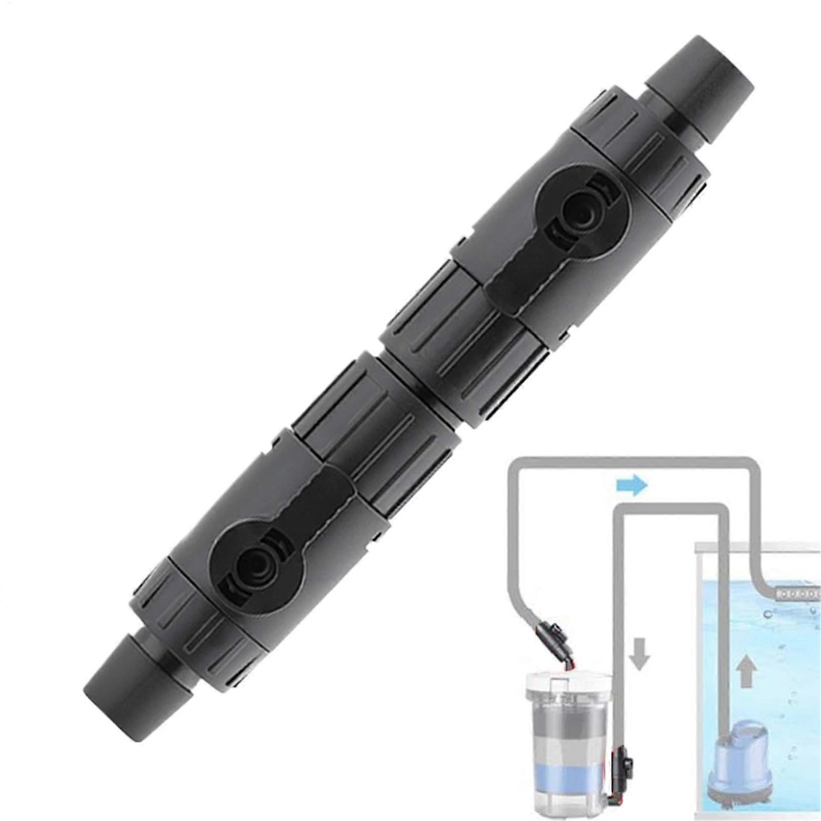 Aquarium check valve, quickrelease fish tank valve filter adapter reducer  16mm