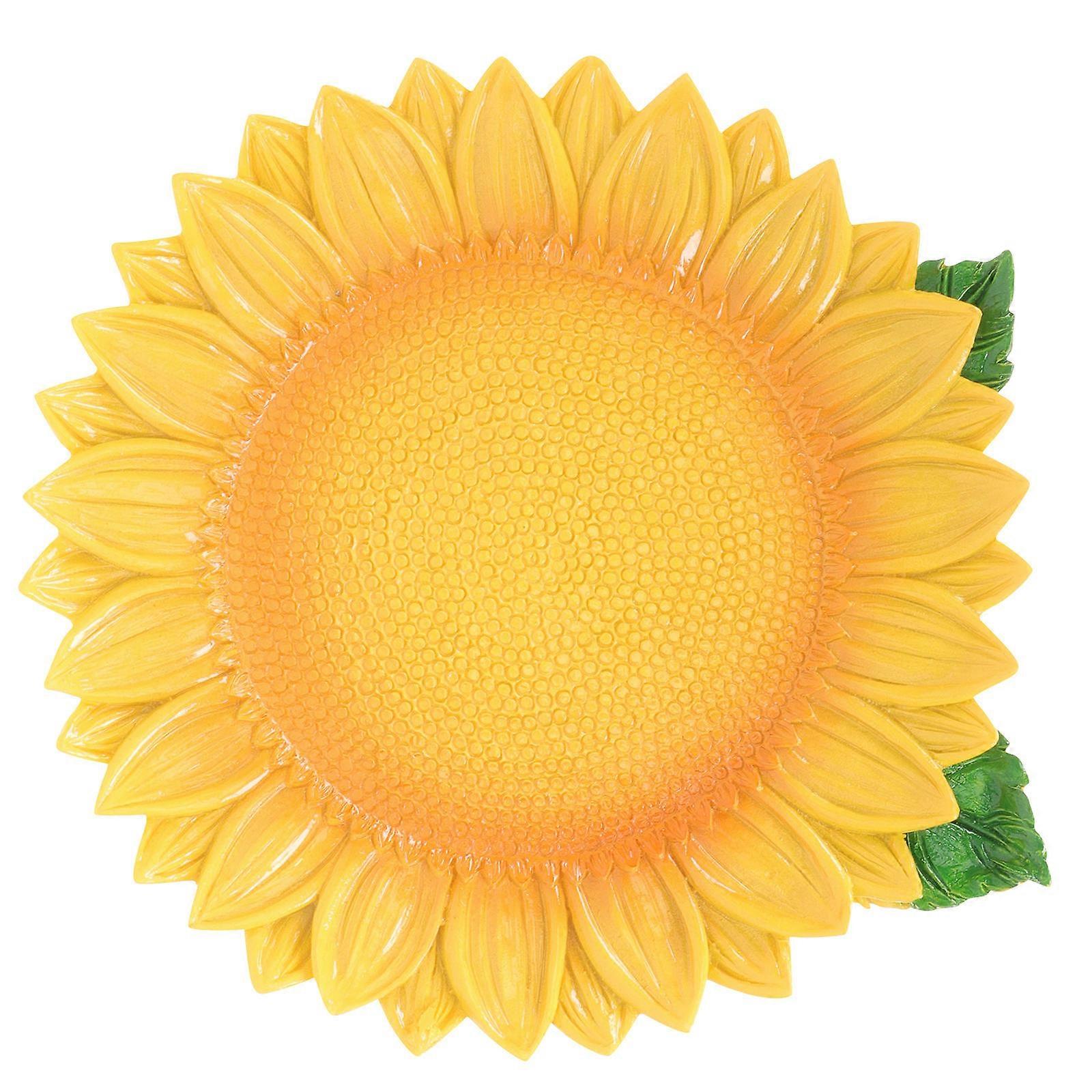 Yellow Synthetic Resin Dessert Plate for Home with Lightweight and Compact Size 6 5 Inches