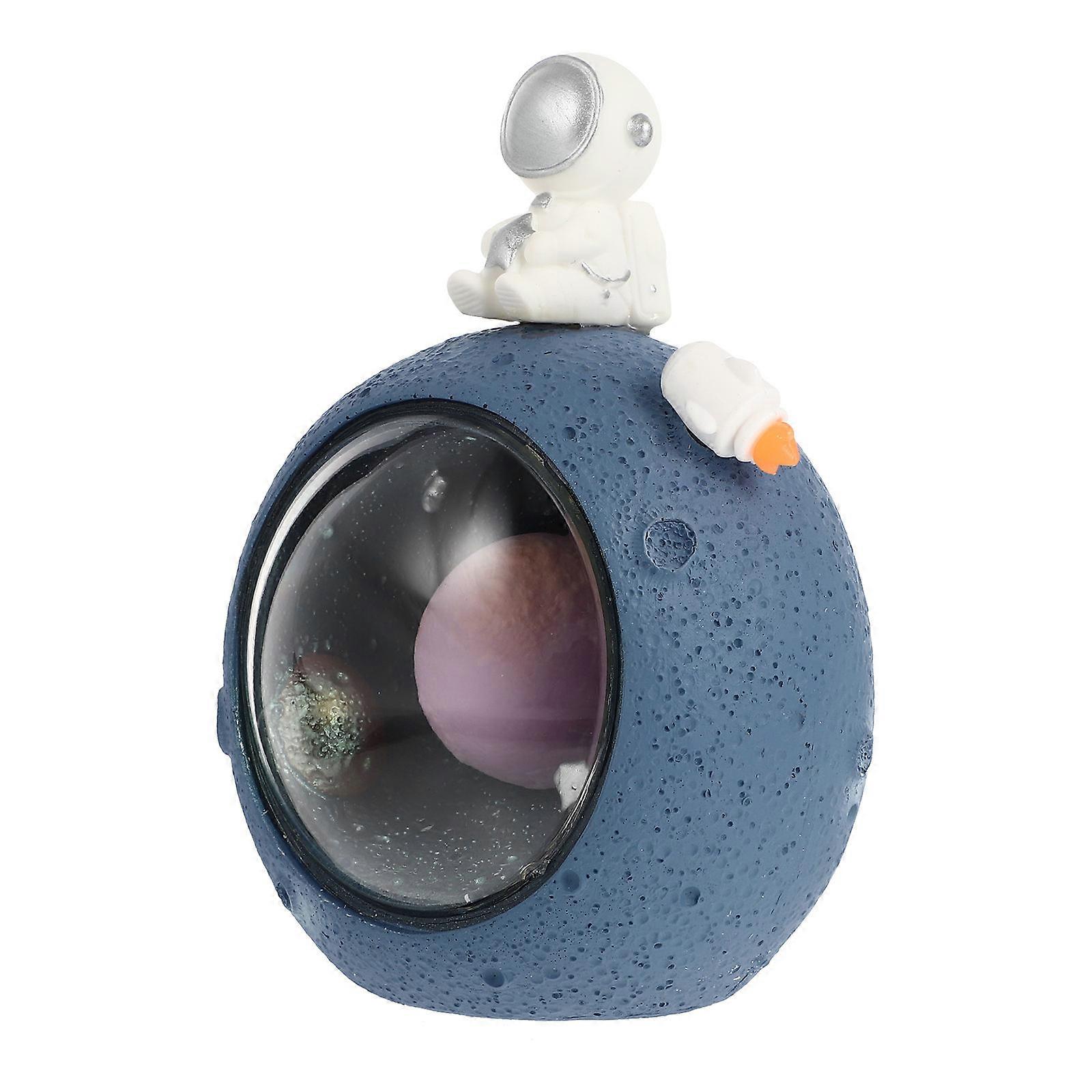 Astronaut Night Light Decorative Lamp For Bedroom And Desktop Decor In Silver Color Featuring Nordic Style 1PC