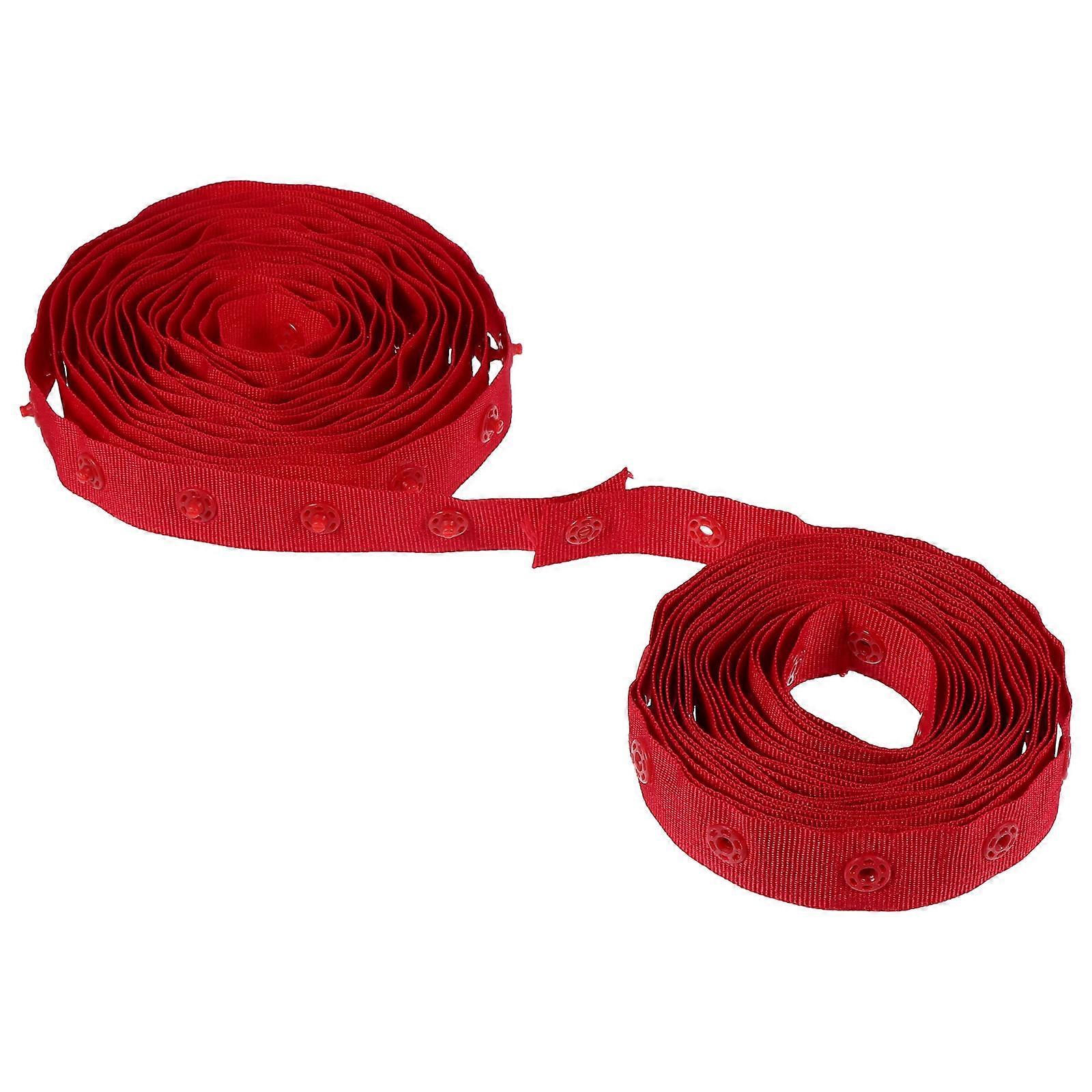 Sew-On Snap Buttons Fasteners For Sewers 300X1.8CM Practical Design Luggage Bag Attachment 1Pack