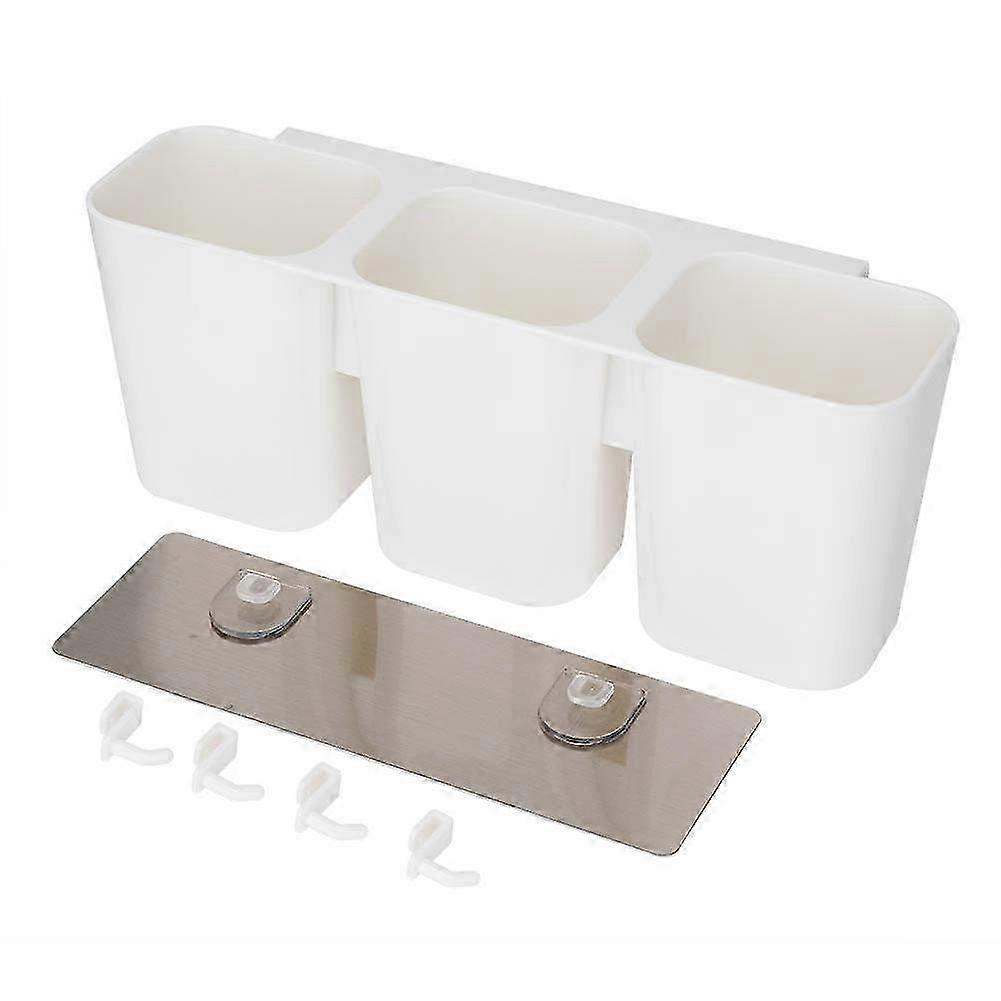 Seamless Adhesive Hanging Basin for Kitchen & Bathroom Storage with Drain - Space-Saving Organizer Solution