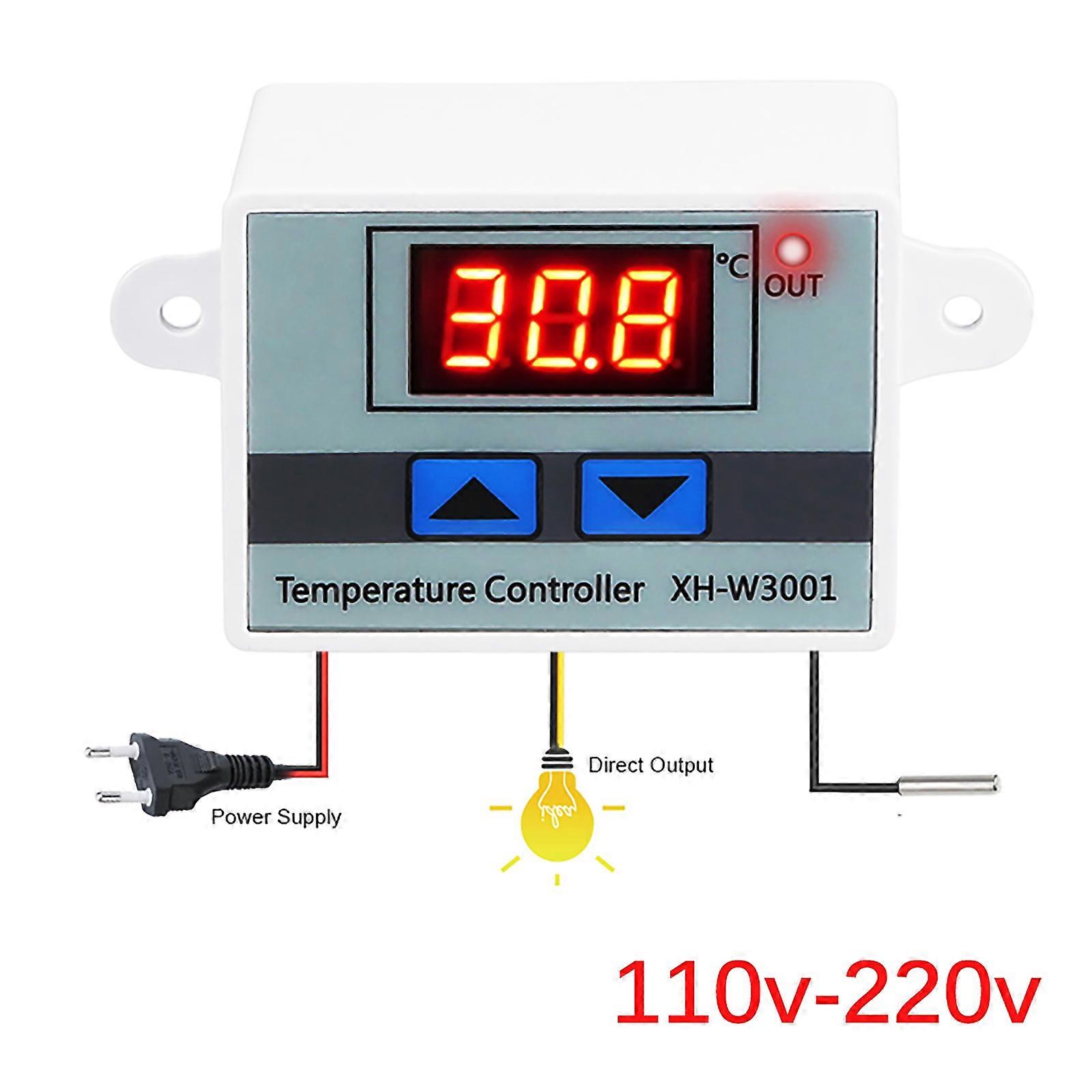 Microcomputer Temperature Controller 110-220V-1500W ×2