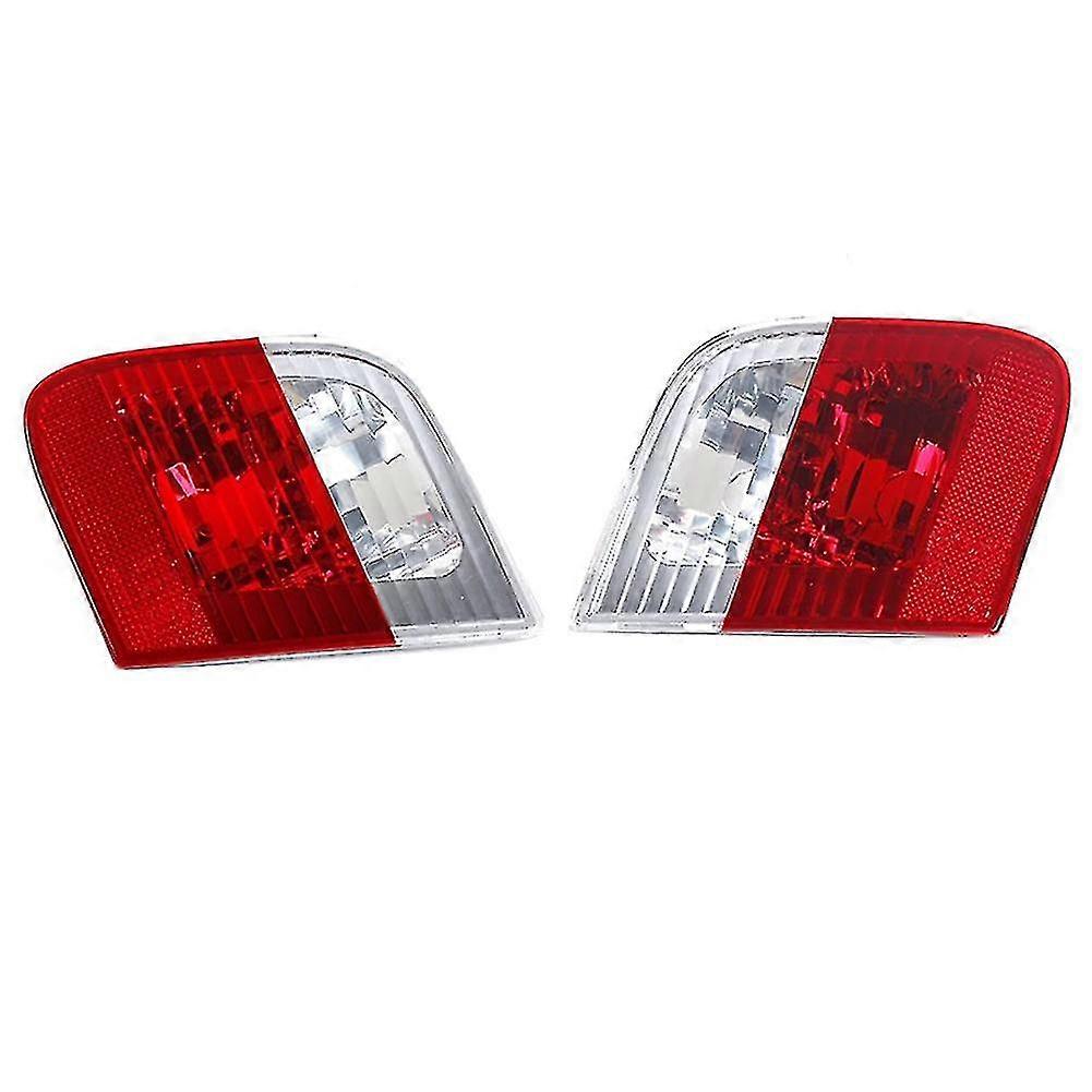 Rear taillights for the inside of the car, 2 pieces, Suitable for BMW 3 Series E46 (2002 - 2005 models), Red and white