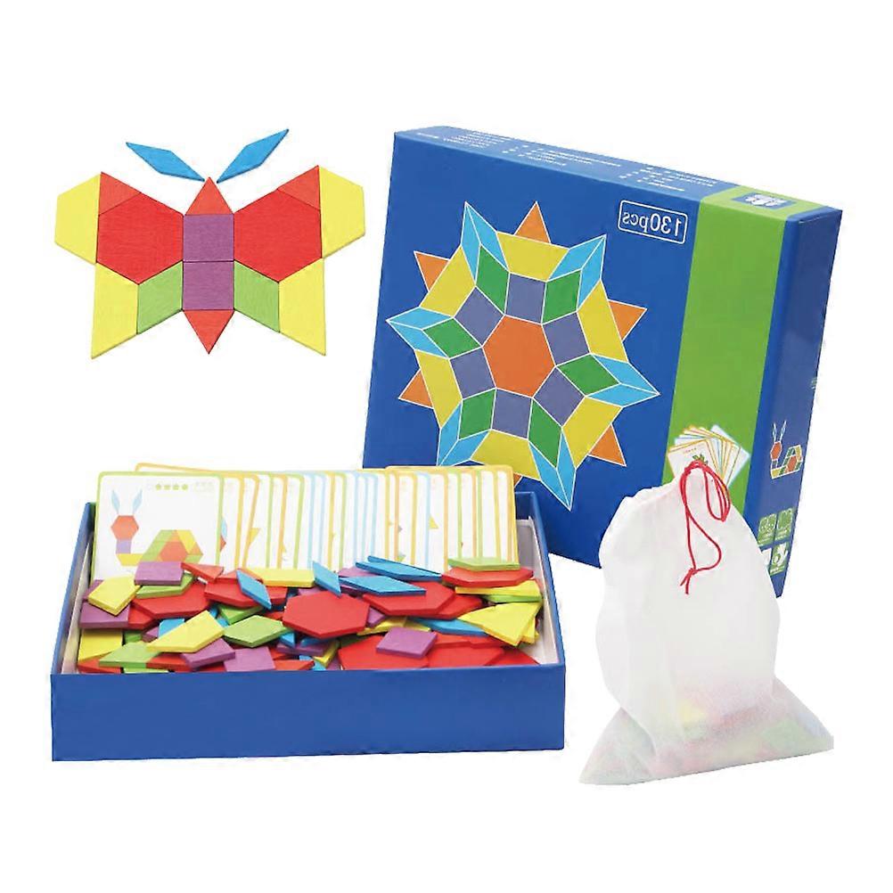 Early Learning Toy 155Pcs Funny Tangram Jigsaw Puzzle for Kids