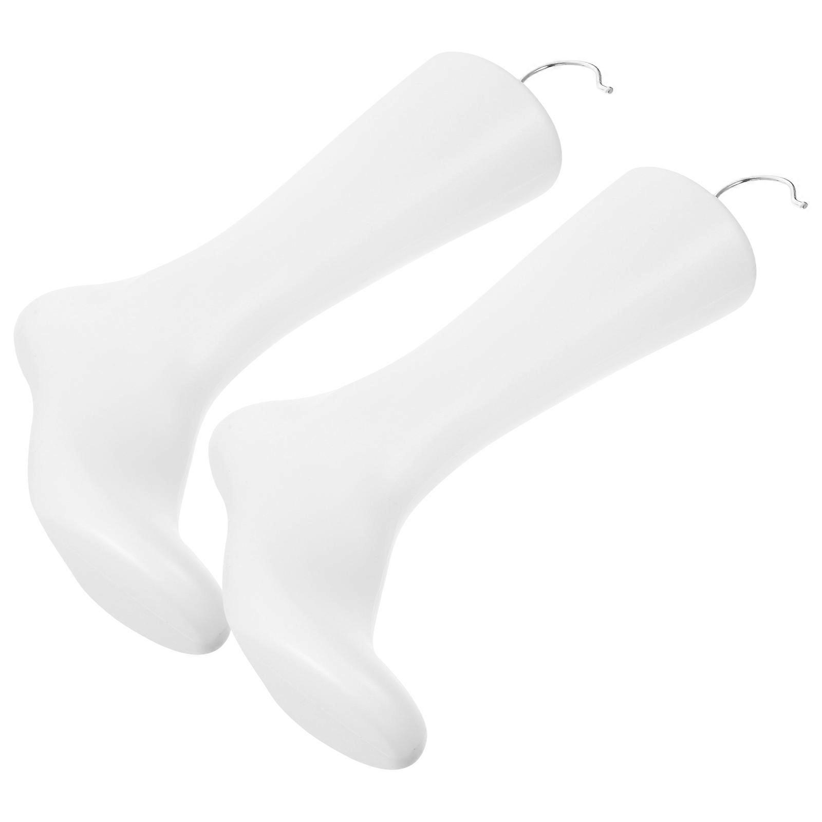 Foot Shape Display Mannequin For Women Shoes And Sock Photography Props 2Pcs Realistic Modeling