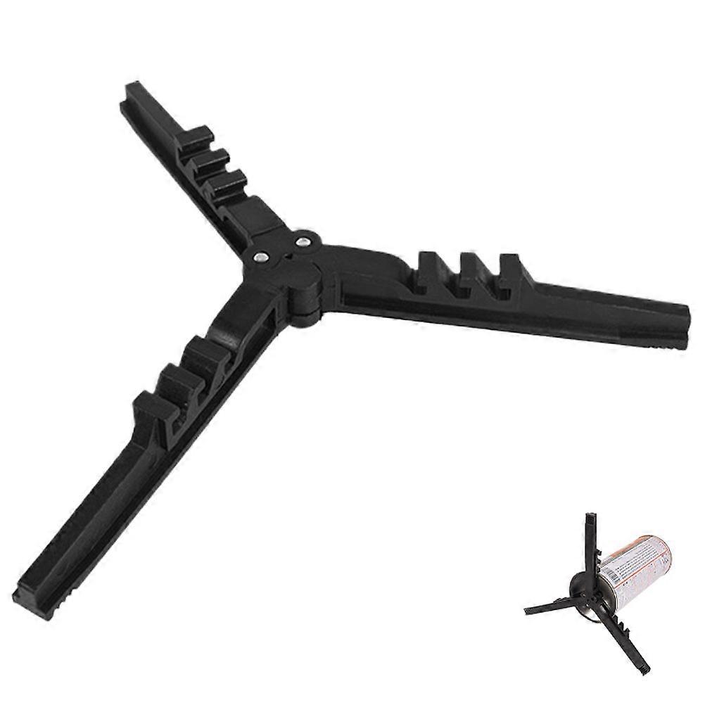 Folding Camping Gas Tank Stand Durable Tripod Stabilizer Lightweight Fuel Can Holder for Outdoor Activities Hiking and Picnics