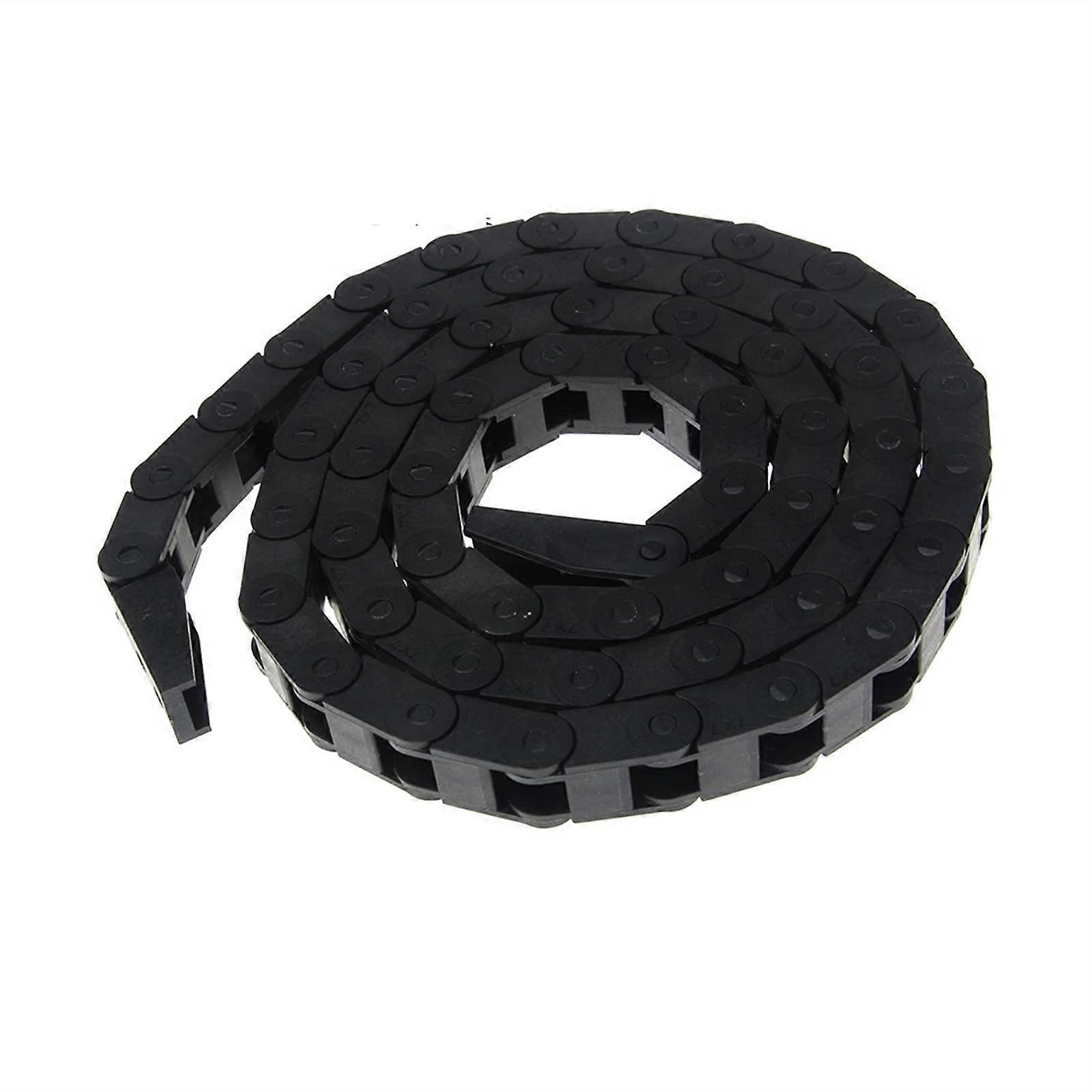 Mini-Schleppkette, Schleppkette, 2er-Pack, 7 x 7 mm Schleppkette mit Endanschlüssen für CNC-Fräser-Werkzeugmaschinen