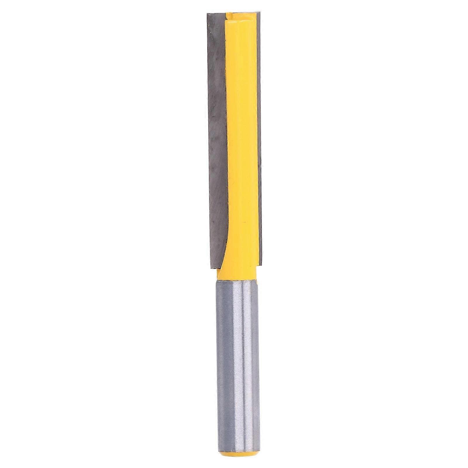 1/2 Inch Round Shank Efficient Straight Cutter With Extended Base For Woodworking Tools