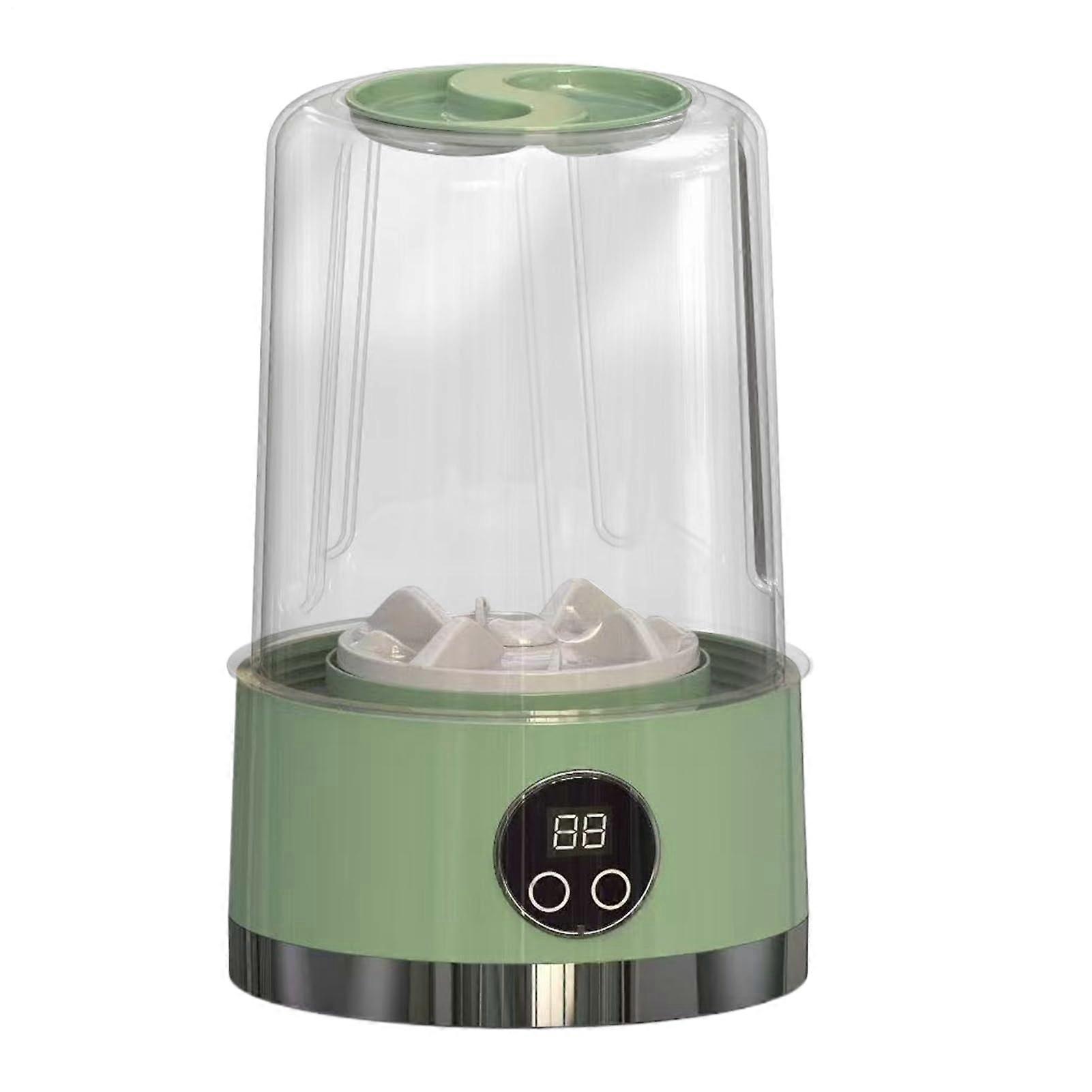 Portable Washing Machine | Compact Quiet Washer for Small Items - Cordless Green Laundry Device for Underwear and Socks