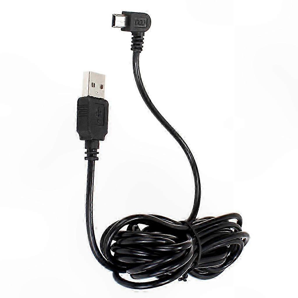 3.5M USB Mini Right-Angle Charging Cable for Car Dash Cams