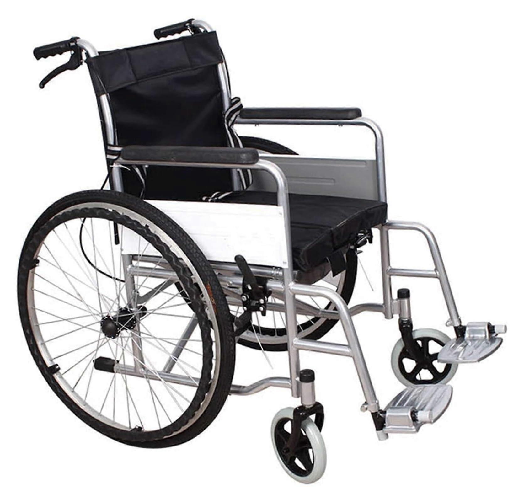 Tragbarer leichter Klapprollstuhl, manueller Reiserollstuhl, kompakter, langlebiger Rollator für Erwachsene
