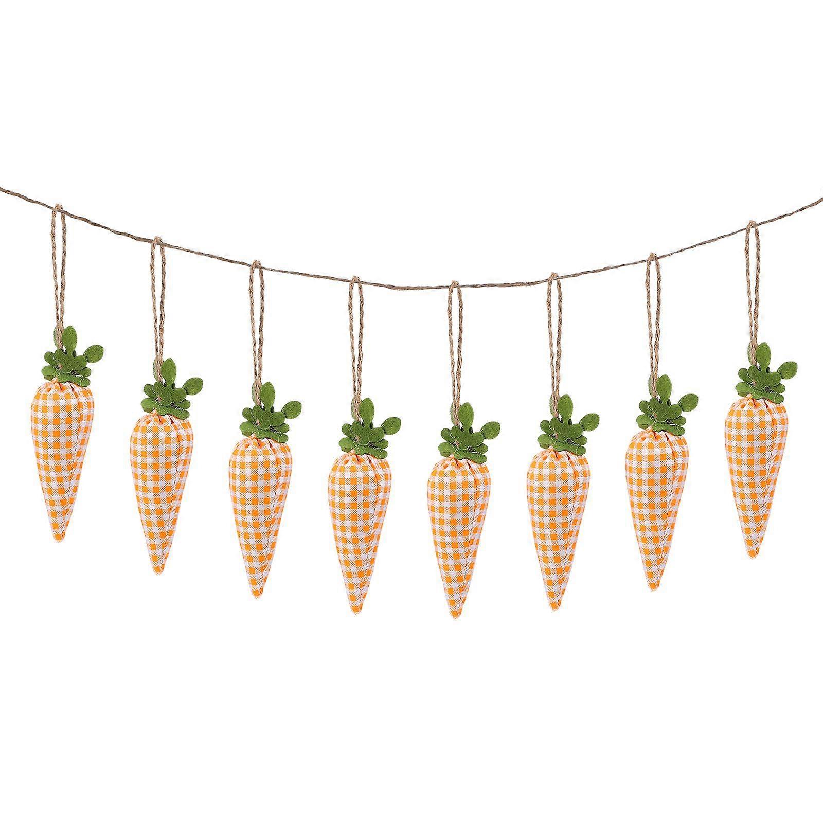 1Pc Easter Wall Pendant Lovely Carrot Decoration Wall Hanging Adornment