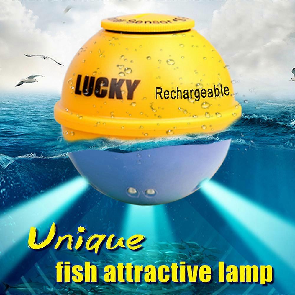LUCKY Portable Professional Sounder Wireless Sonar Fish Finder Fishing Probe Detector Fishfinder with Dot Matrix