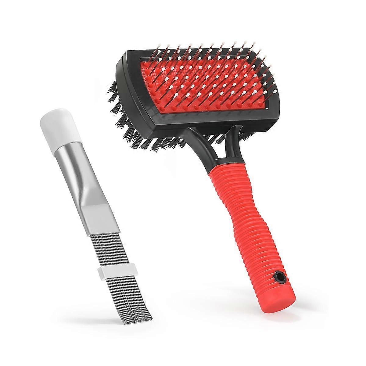Air Conditioner Evaporator Coil Cleaning Brush Fin Comb And Dual-Sided Cleaner Brush For HVAC Condenser Coils