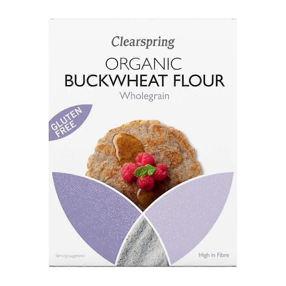 Clearspring Org GF Buckwheat Flour 375g - 2 Pack