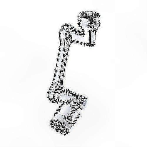 Rotating Faucet Extender with Splash-proof Filter for Kitchen Sink Use