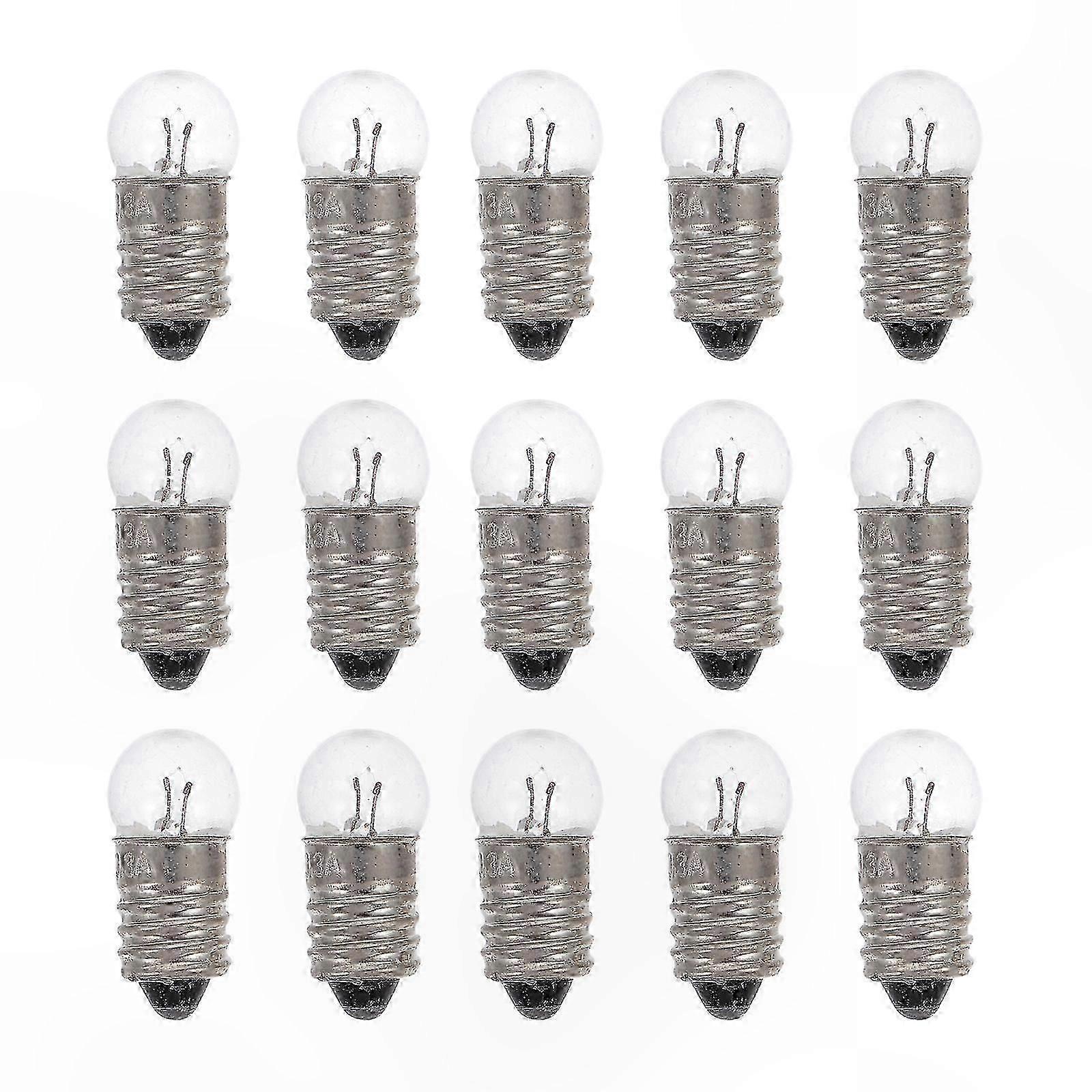 50 Pack Mini Bulbs for Electrical Projects, 1.5V Flashlight Replacement Lights