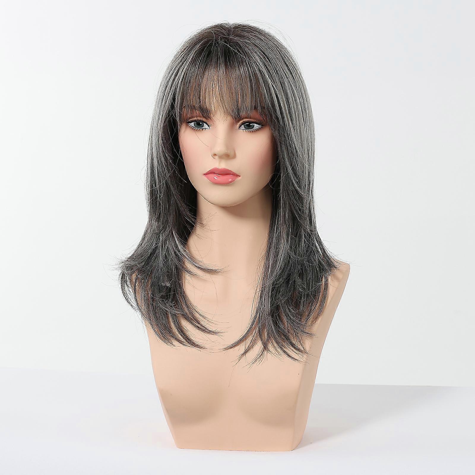 Haircube Natural Look Layered Glueless Synthetic Wig – For Everyday Wear and Effortless Style