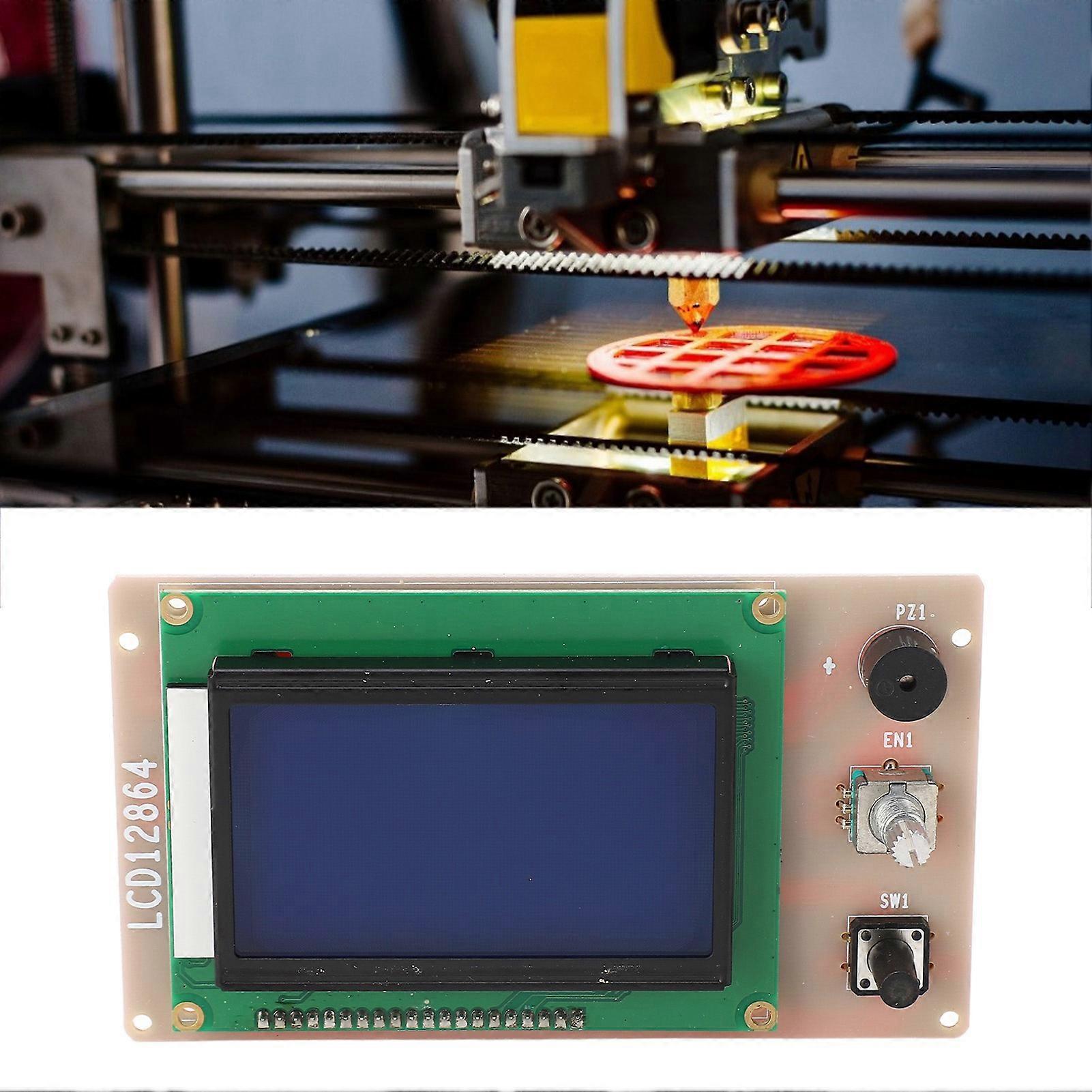 12864 LCD Display Screen 128x64 Blue LED Backlit PCB Module