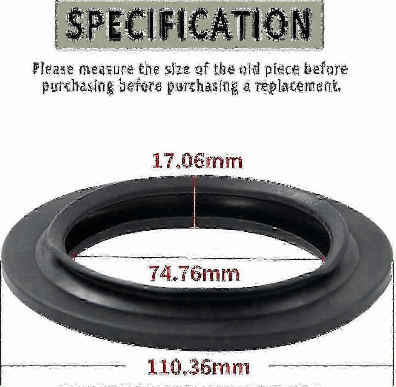 Portable Toilet Lip Seal Replacement for C200 C250 Models
