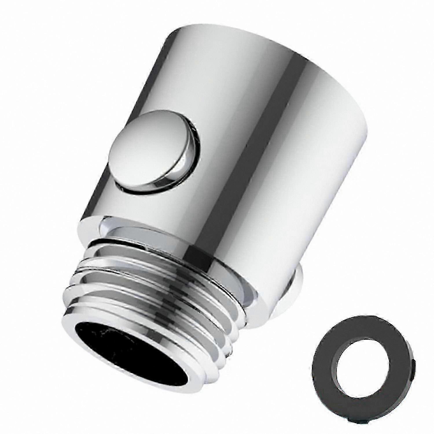 Shower Head Shut Off Valve Adapter for Shower Arm and Hose G1/2 Connection