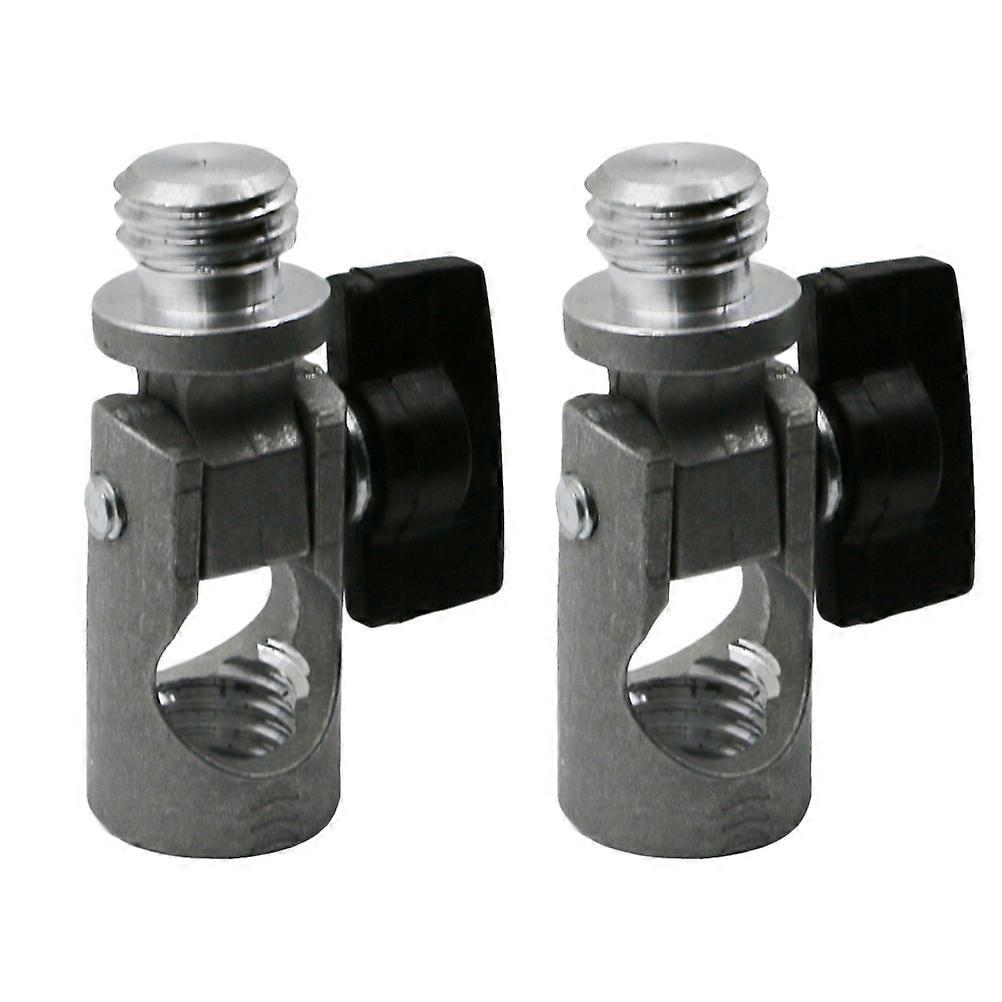 Aluminum Alloy Rotary Level Bracket for Tripod Use with Dual Slope Adjustment 2 Pieces