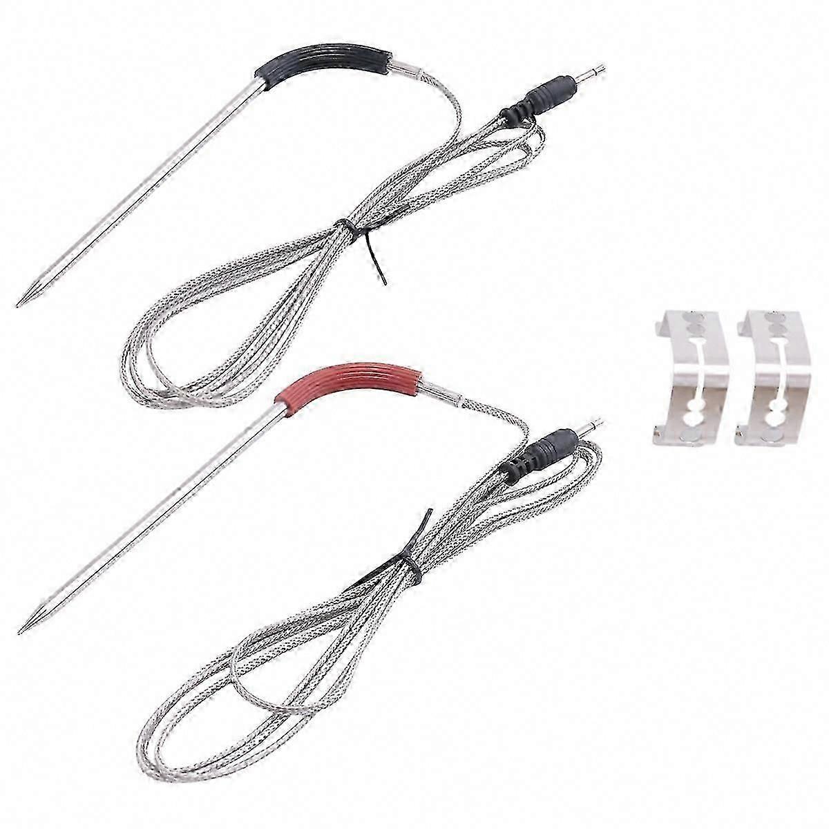 2-Pack Replacement Meat Probe for Weber Grill and Smoker with Clip Accessory