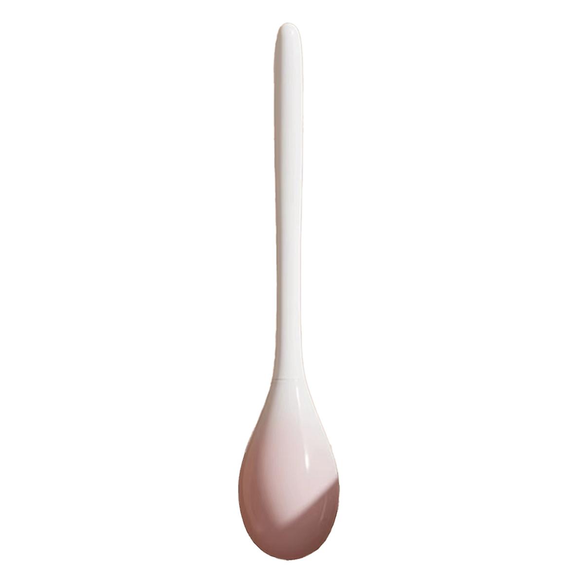 Modern Flexible Silicone Toilet Brush Set,Non-Punching,Wall-Mounted with Auto Open/Close, Drainage Holes