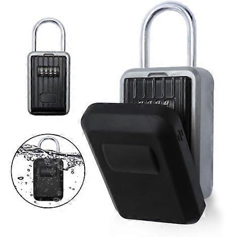 Secure key box, 4-digit combination, safe code, garage key