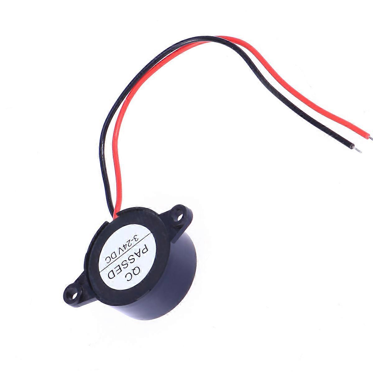 Piezo Buzzer Small Enclosed Electronic Buzzer Alarm for Industrial 6Pcs