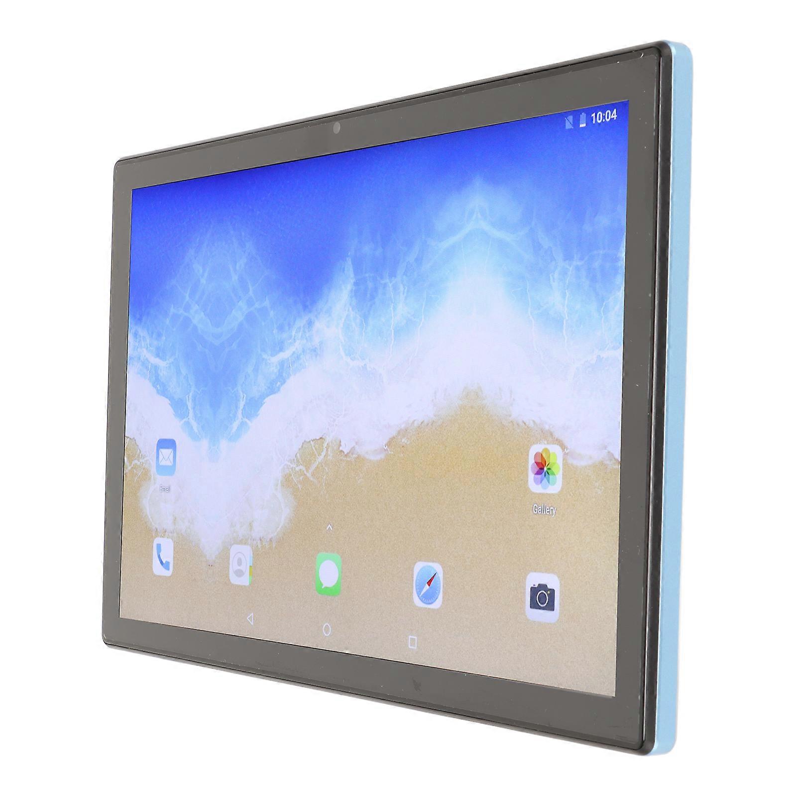 10in Blue Tablet PC 6GB RAM 128GB Storage Android 12 HD Screen