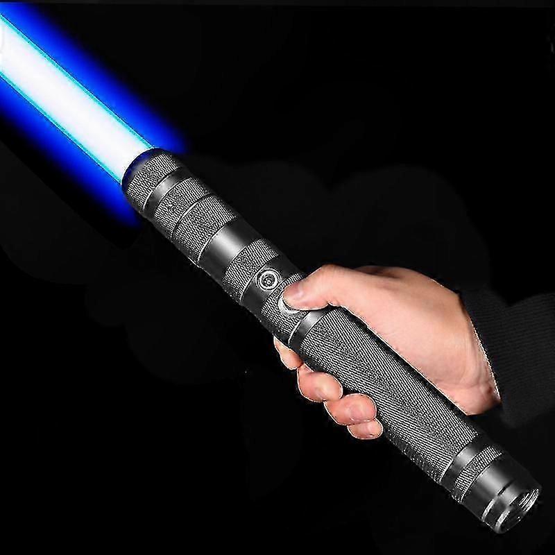 RGB Light Saber with 7 Colors and Sound Effects, Rechargeable Electronic Sword for Halloween and Cosplay Fun