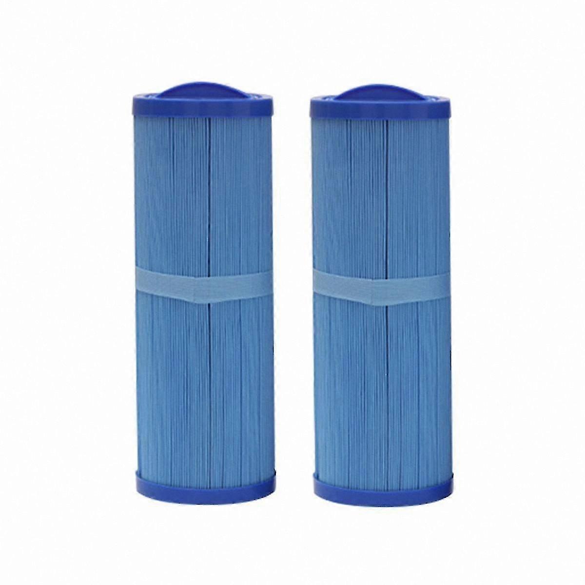 Blue Pool Filter Cartridge, Compatible with Multiple Models, 2-Pack Replacement for Tub and Spa Filters
