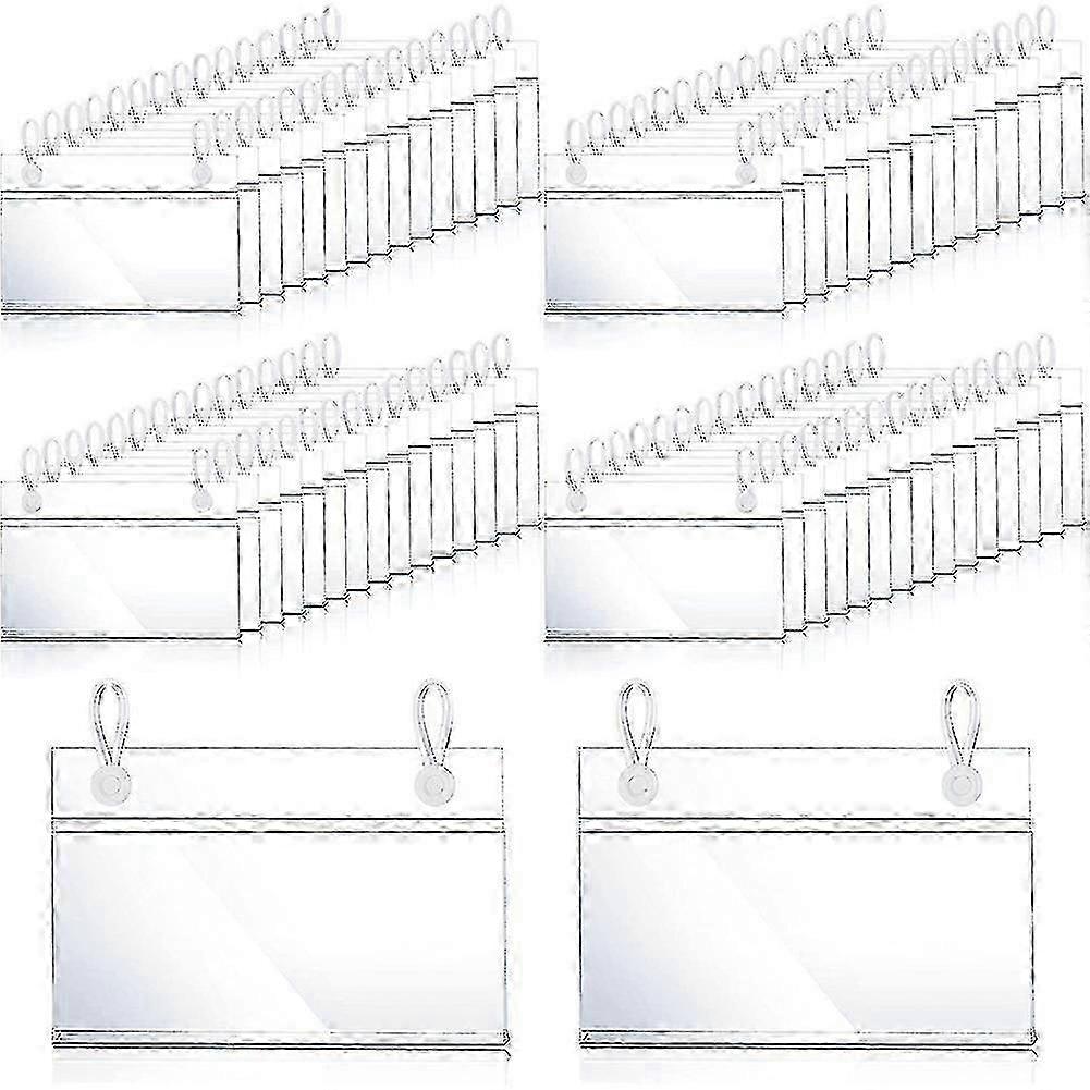 2025 Plastic Label Holders Price Tag Ticket Hanger Clips With Easy Button Design Lock Closure For Basket