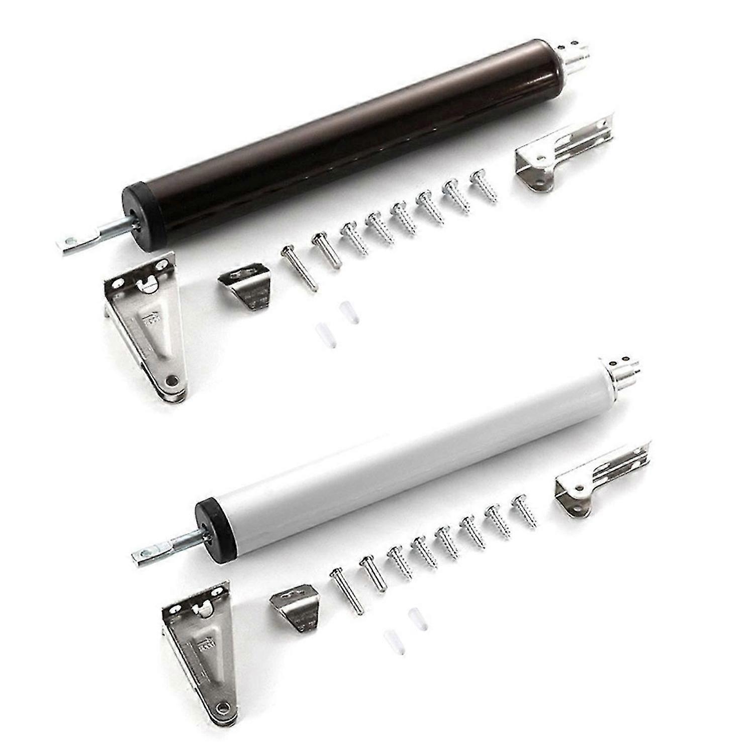 2Set Automatic Door Closer Internal Positioning Furniture Stop Buffer